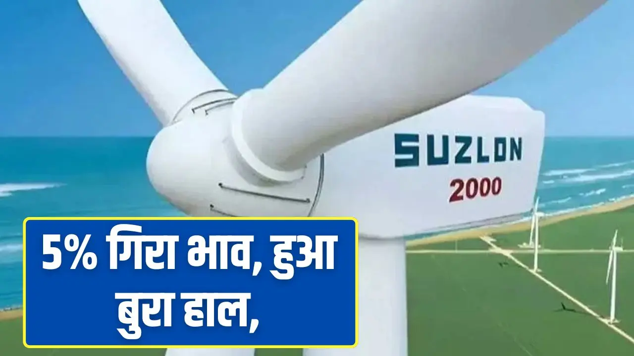 Suzlon Energy share price drop